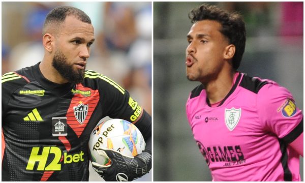 Everson e Matheus Mendes foram companheiros no Atltico durante quatro temporadas (foto: Alexandre Guzanshe/EM/D.A Press)