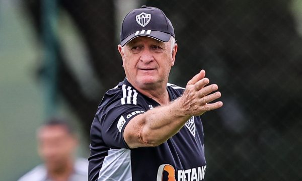 Felipo comanda treino do Atltico na Cidade do Galo em 2024 (foto: Pedro Souza/Atltico)