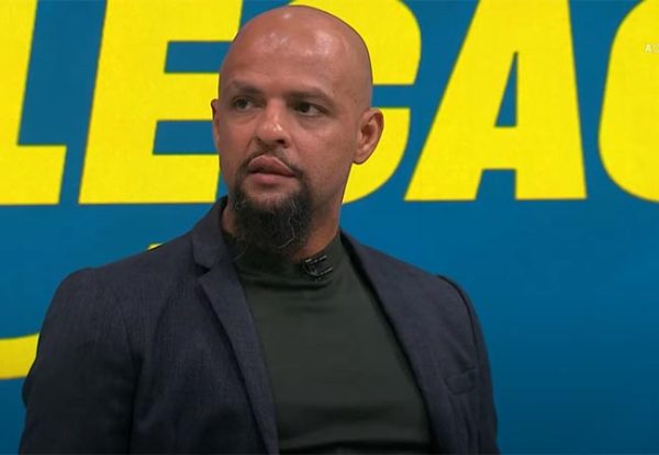 Ex-jogador Felipe Melo, comentarista do SporTV (foto: Reproduo)