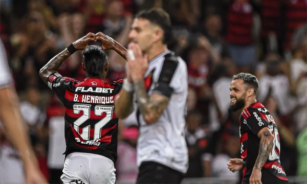 Bruno Henrique marcou o primeiro gol rubro-negro (foto: Divulgao/Flamengo)