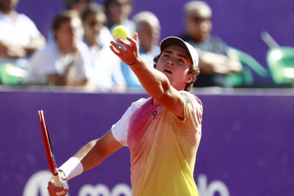 Joo Fonseca durante a final do ATP 250 de Buenos Aires (foto: Matias Baglietto - 16.fev.2025/Reuters)