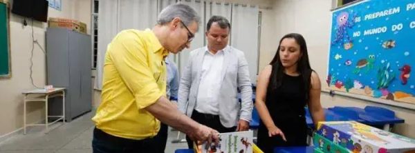 Governador Zema visita escola de Piracema e destaca melhorias na educação