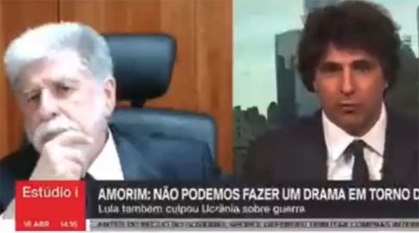 Apresentador da GloboNews se descontrola e parte para cima de assessor de Lula ao vivo