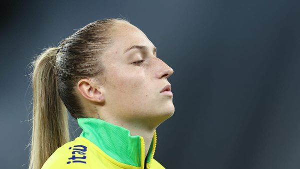Isa Haas, zagueira do Cruzeiro e da Seleo Brasileira (foto: Lvia Villas Boas/CBF)