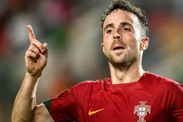 Diogo Jota, atacante do Liverpool e da Seleo Portuguesa, morreu aos 28 aos (foto: PATRICIA DE MELO MOREIRA/AFP)