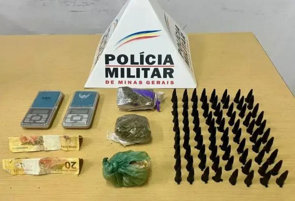 Jovem de 19 anos é preso com 80 pinos de cocaína em Ipatinga