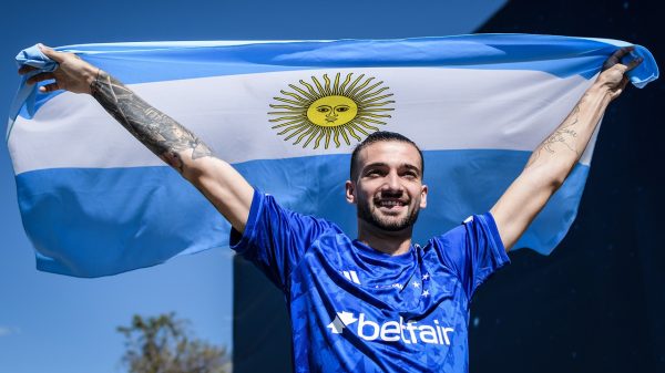 Lautaro Daz, jogador do Cruzeiro (foto: Gustavo Aleixo/Cruzeiro)