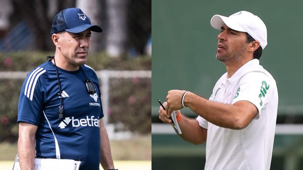 Leonardo Jardim, tcnico do Cruzeiro, e Abel Ferreira, tcnico do Palmeiras (foto: Gustavo Aleixo/Cruzeiro; Cesar Greco; Palmeiras)
