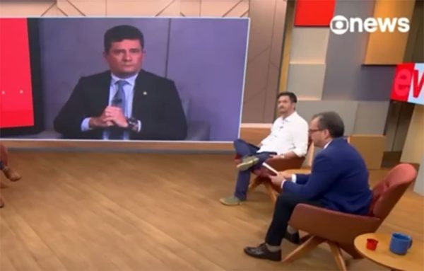 Vídeo: Sergio Moro e jornalista discutem na GloboNews