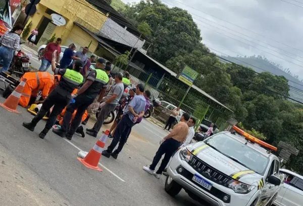 Motociclista se envolve em grave acidente na manhã de sexta-feira em Timóteo