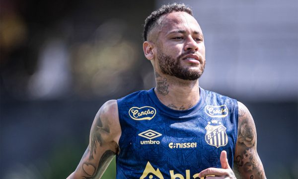 Neymar, atacante do Santos (foto: Raul Baretta/ Santos FC)