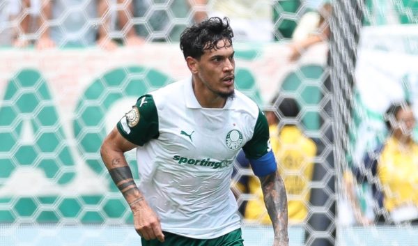 Gustavo Gmez. capito do Palmeiras (foto: Cesar Greco/Palmeiras)