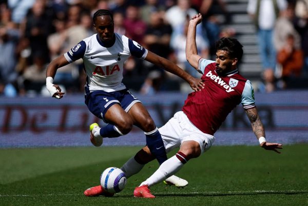 Paquet em jogo do West Ham (foto: Benjamin Cremel/AFP)