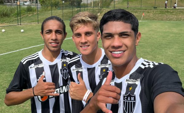 Pascini, Pedrinho e ndio so trs dos principais nomes do Atltico na Copinha (foto: Divulgao/Galo Na Base)