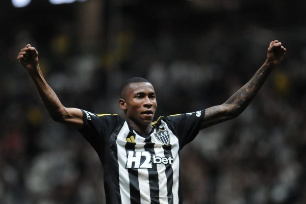 Patrick marcou o primeiro gol como profissional pelo Atltico (foto: Alexandre Guzanshe/EM/DA.Press)