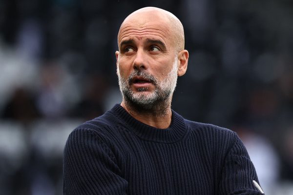 Pep Guardiola, tcnico do Manchester City (foto: ANNE-CHRISTINE POUJOULAT/AFP)