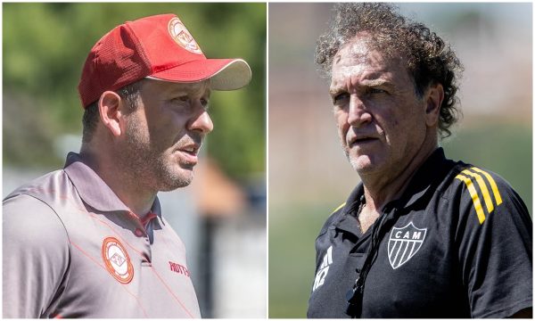 Raul Cabral e Cuca, tcnicos de Tombense e Atltico (foto: Divulgao/Tombense e Pedro Souza/Atltico)