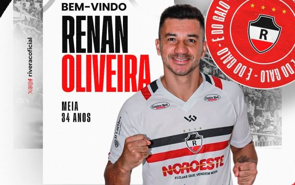 Renan Oliveira foi anunciado pelo River-PI (foto: Reproduo)