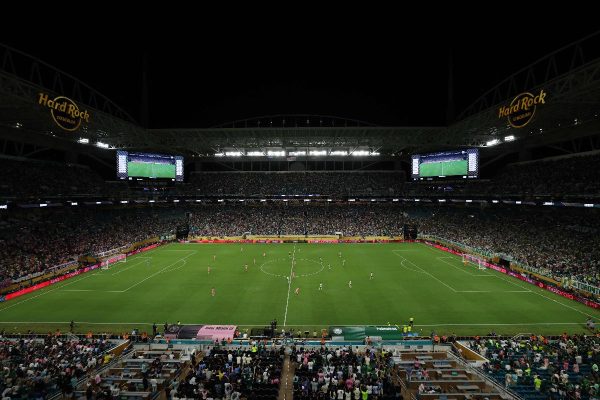 Hard Rock Stadium recebeu Inter Miami x Palmeiras (foto: Dan Mullan / GETTY IMAGES NORTH AMERICA / Getty Images via AFP)