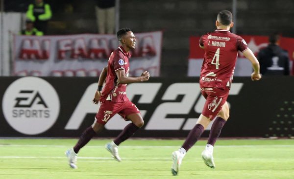 Mushuc Runa venceu Unin pela Copa Sul-Americana (foto: ARMANDO PRADO / AFP)