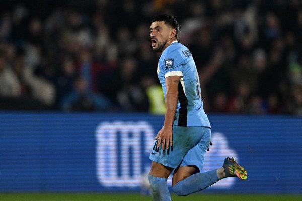 Arrascaeta, camisa 10 da Seleo do Uruguai (foto: Eitan ABRAMOVICH / AFP)