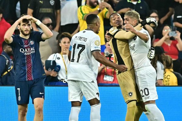 Botafogo  lder do Grupo B da Copa do Mundo de Clubes da Fifa (foto: Frederic J. Brown / AFP)