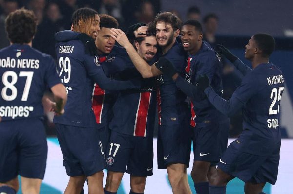 Elenco do PSG (foto: FRANCK FIFE / AFP)