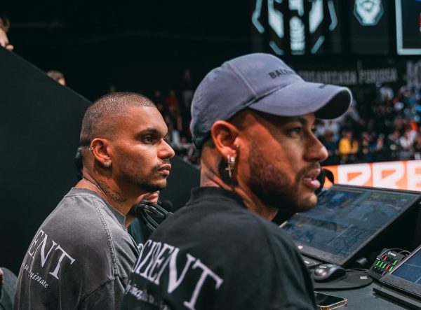 Cris Guedes e Neymar (foto: Reproduo )