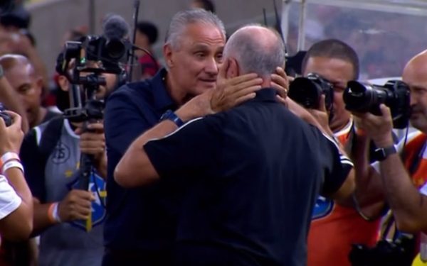 Tite revela conversa com Felipão antes do jogo