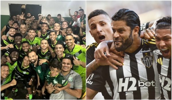 Tocantinpolis e Atltico mediro foras pela primeira fase da Copa do Brasil (foto: Montagem com imagens de Divulgao/Instagram/Tocantinpolis e Ramon Lisboa/EM/D.A Press)