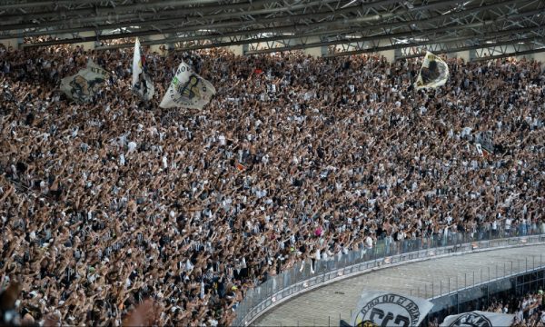 Torcedores do Atltico no Mineiro no jogo contra o So Paulo (foto: Pedro Click/Atltico)