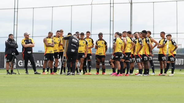 Treino do time Sub-20 do Atltico, que disputa os jogos iniciais do Mineiro enquanto a equipe principal est nos EUA (foto: Daniela Veiga/Atltico)