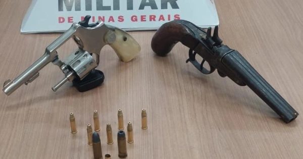 Homem é preso por ameaça e posse irregular de arma de fogo em Fabriciano