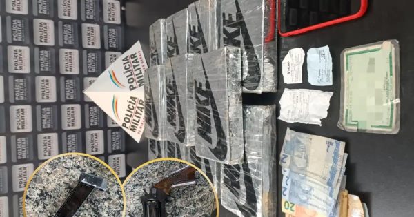 Ação da PM de Fabriciano apreende 11 barras de cocaína prensada