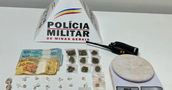 Operação policial da PM prende suspeito e apreende drogas em Timóteo