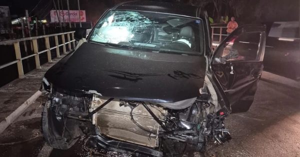 Cantor sertanejo se envolve em acidente na BR-458, em MG; quatro ficam feridos