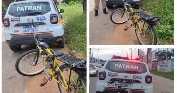 Ação da PM apreende bicicletas motorizadas com adolescentes