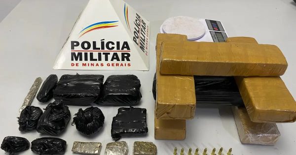 Operação apreende 08 barras de maconha e munição de arma de fogo no Vila Militar