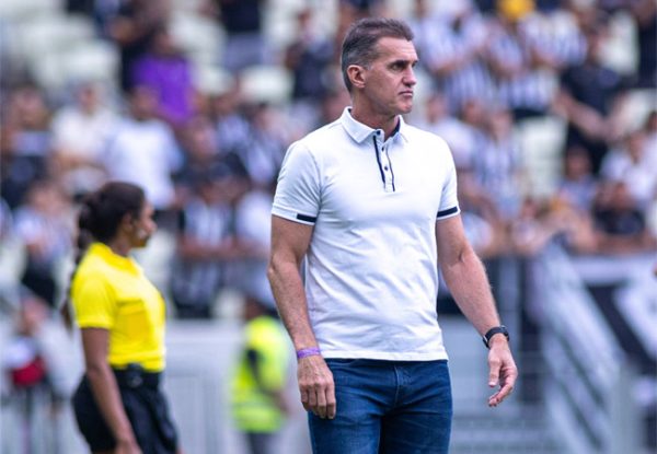 Vagner Mancini ficou no comando do Cear de agosto de 2023 a junho de 2024 (foto: Felipe Santos/Cear SC)