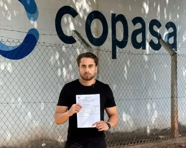 Vereador Matheus Braga processa COPASA por falta de transparência em Ipatinga
