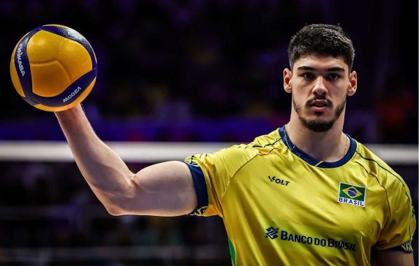 Honorato, da Seleo (foto: Divulgao/FIVB)