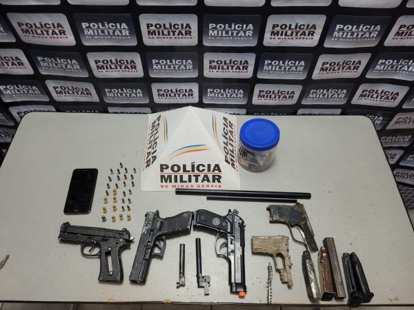 PM apreende armas e munições em oficina de Governador Valadares | Vales de Minas Gerais