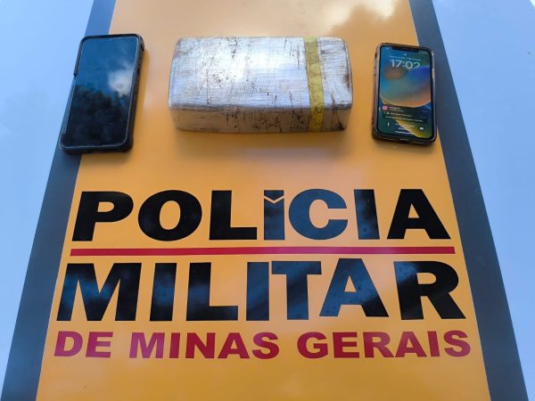 Motociclista é pego com barra de crack na BR-259 e diz para polícia pensou que era celular