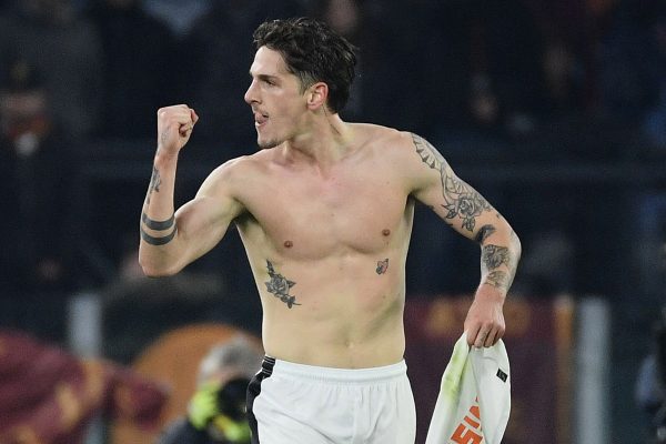 Meia-atacante italiano Nicolo Zaniolo (foto: Filippo MONTEFORTE / AFP)